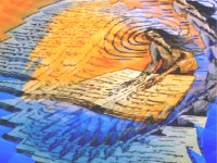 El artista también se alimenta