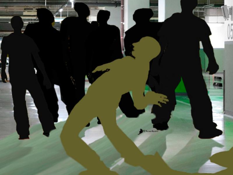 Una tarde en el estacionamiento (relato corto)