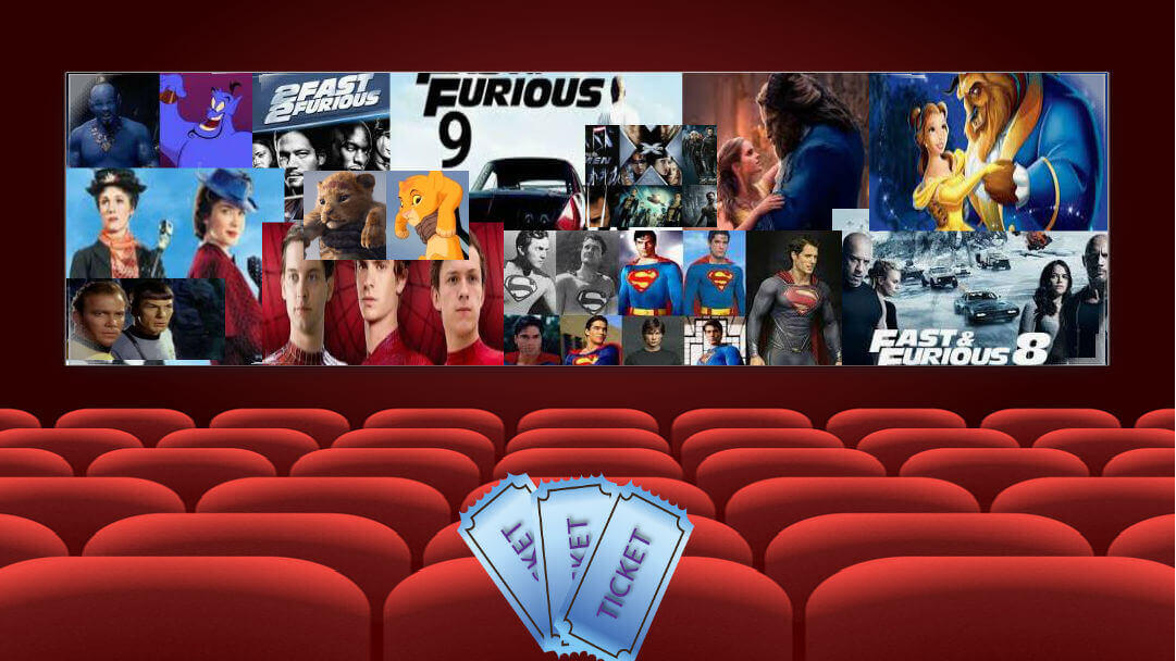 cine de remake y franquicias para mantenernos jóvenes.