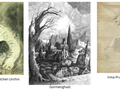 Tres ilustraciones a propósito de Mervyn Peake