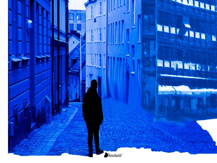 calles azules y vacías Saturnino Segundo vive triste