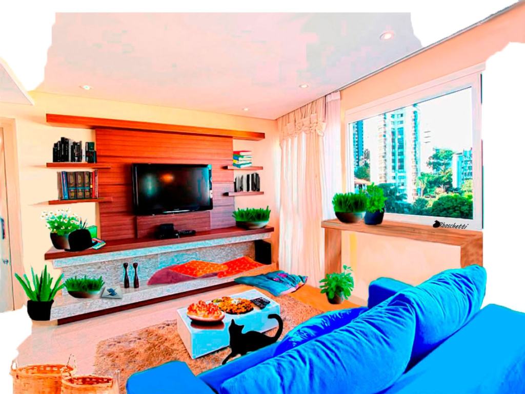 En el piso de Daniel, el gato negro (Bram) ronda el salón y los snack. El libro: Malas decisiones bajo el mueble del la TV