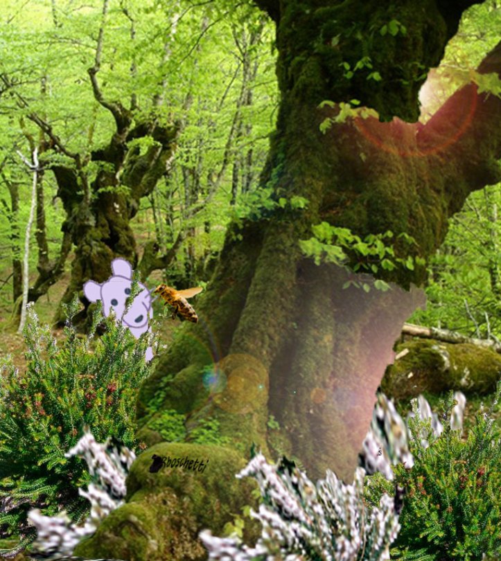 Apis Apidae en el Bosque imaginado conoce a Ratonlab. Forma parte de Juego de historias