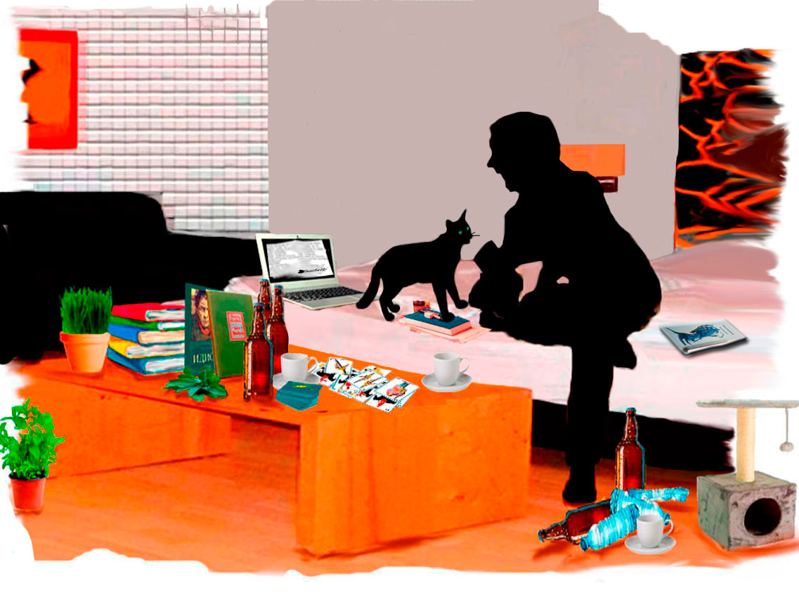 Saturnino Segundo conversa con Bram