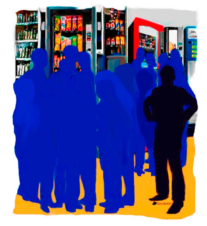 Los compañeros de trabajo murmuran sin mucha discreción