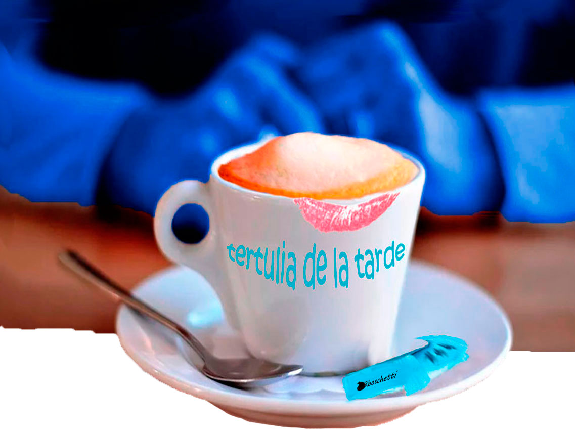 Restos de carmesí en la taza de café de Lucía