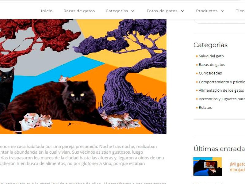 Colaboración para Todoparatugato: Sobre gatos, ratones y otros seres (relato corto)