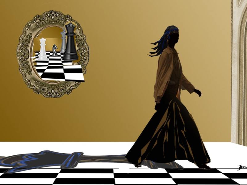 Una dama poderosa llega al café (relato corto)